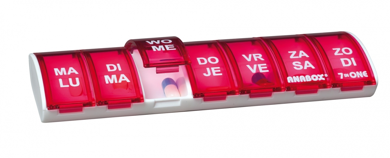Anabox Anabox weekplanner medicijnbox afbeelding