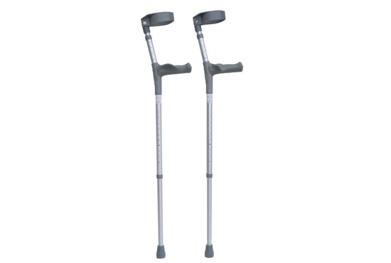 Excel Elleboog krukken grijs (per paar)