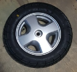 Afikim achterwiel compleet links - Breeze S alle modellen