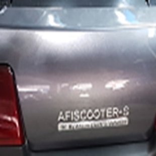 Afikim achterkap donker grijs compleet met verlichting - Breeze S 2017 | Breeze S PLUS