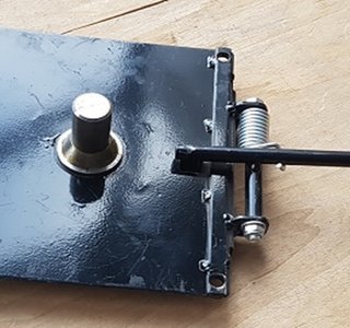 Afikim onderplaat met rotatie hendel - Breeze S alle modellen | SE | Breeze C PLUS