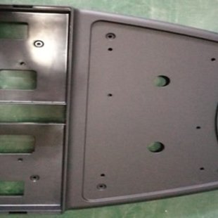 Afikim vloerplaat / Treeplank  zwart - Breeze C3 hoge accukap | Breeze C3 PLUS