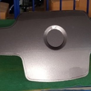 Afikim voorkap stuur zilver exclusief sticker logo - Breeze S 2017 | Breeze S PLUS