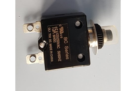 Afikim Afikim zekering 15A excl. bekabeling-Breeze S alle modellen | Breeze C | Breeze C PLUS