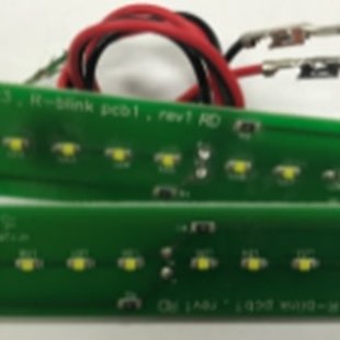 Afikim printplaat LED verlichting + remverlichting achterkant - Breeze S alle modellen