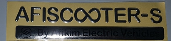 Afikim Afikim sticker AFISCOOTER-S - Breeze S alle modellen afbeelding