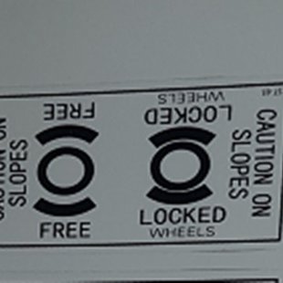 Afikim sticker label EM Brake releas - Breeze S alle modellen