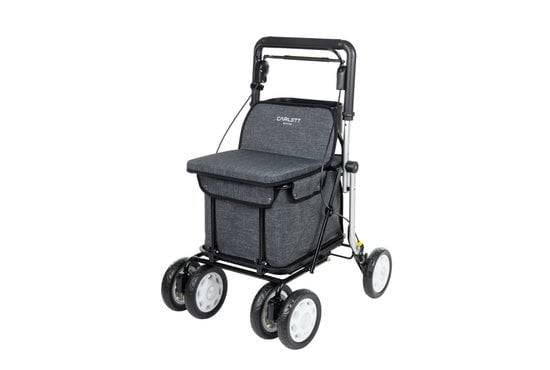 Carlett Boodschappen Rollator Antraciet Carlett Lett900