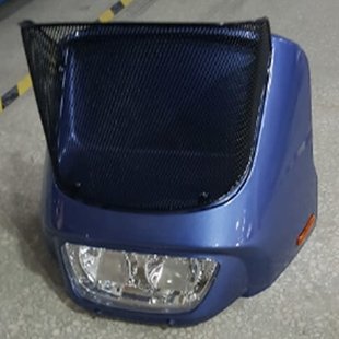 Afikim voorkap compleet kleur blauw - Breeze S3 PLUS