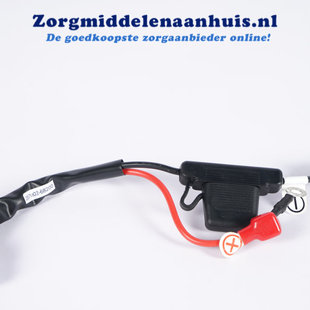 Shoprider accukabel met zekering(Tweedehands)