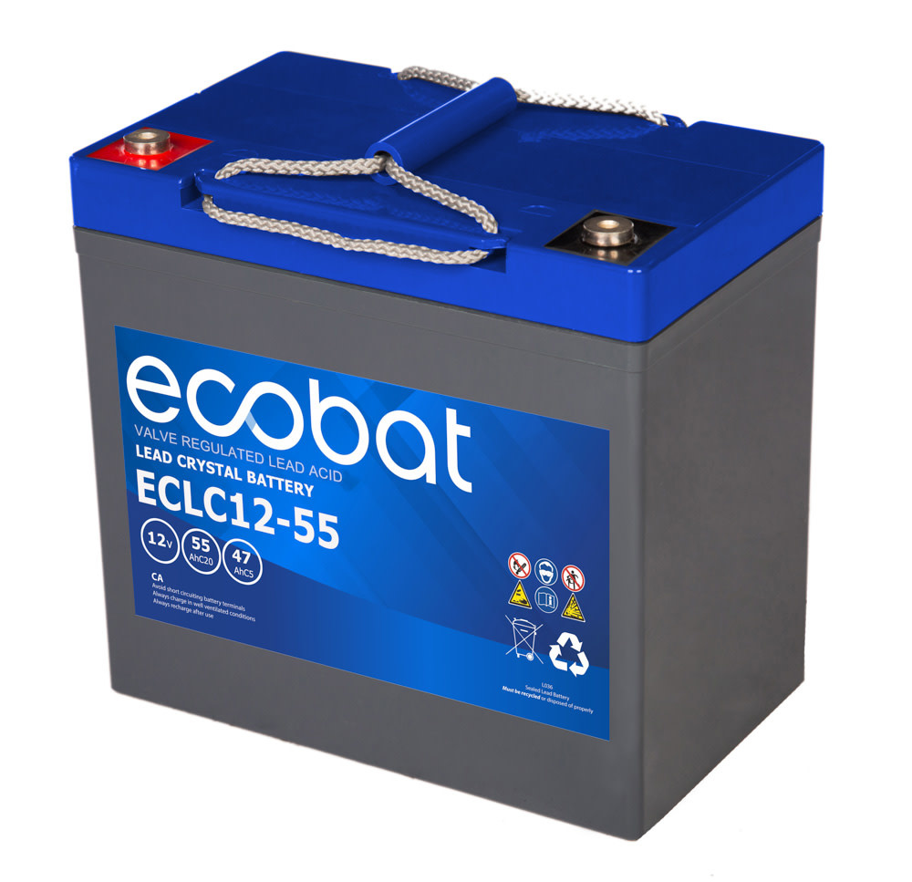 Ecobat 55AH AGM accu voor uw scootmobiel (Ecobat) afbeelding