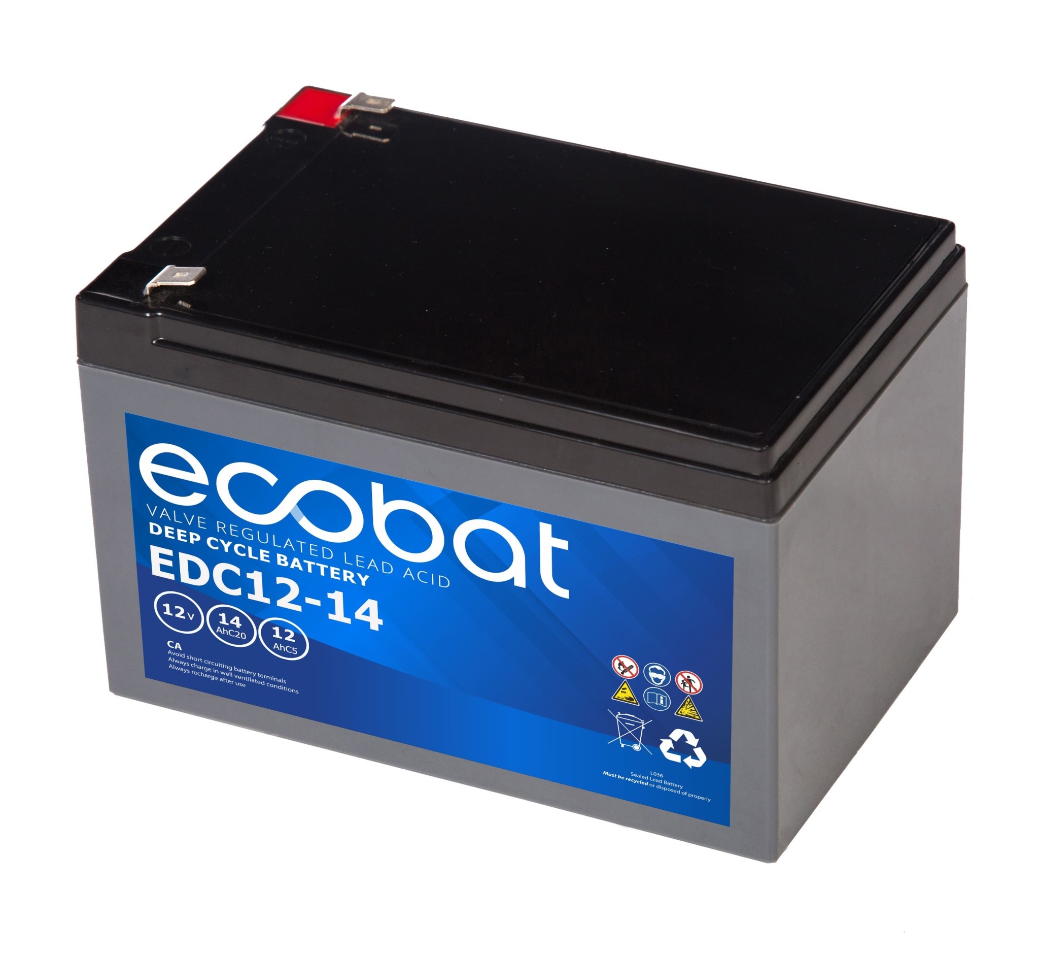 Ecobat 14AH AGM accu voor uw scootmobiel (Ecobat) afbeelding