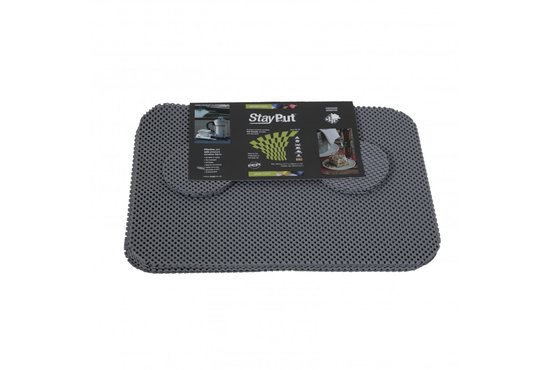 Stayput Anti-slip placemat en onderzetter set ( 6 + 6 stuks )