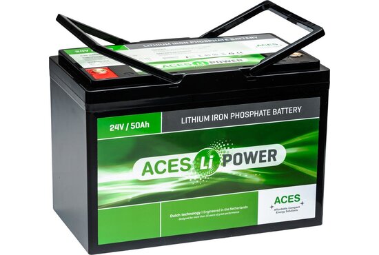 ACES LITHIUM LIFEPO4 scootmobiel accu 50AH (24V)
