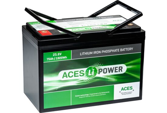 ACES LITHIUM LIFEPO4 scootmobiel accu 75AH (24V)