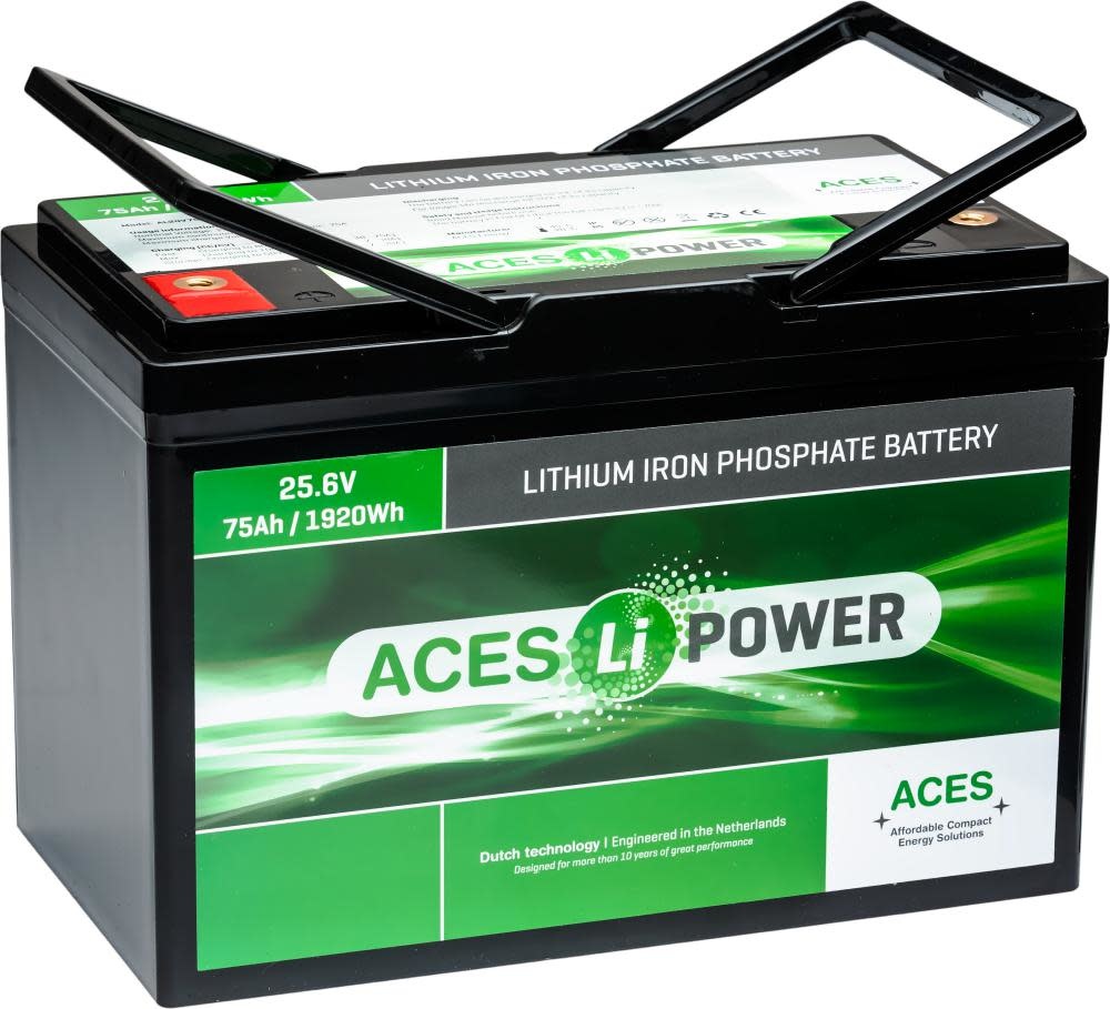 ACES LITHIUM LIFEPO4 scootmobiel accu 75AH (24V) afbeelding