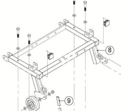 Fortress Calypso Achterframe onderzijde Fortress Calypso - Tweedehands afbeelding
