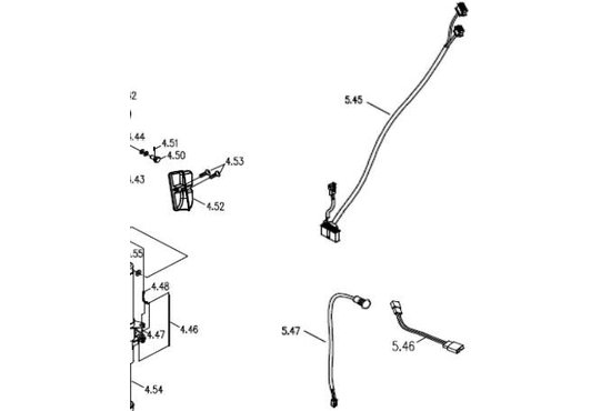 Excel Hoofdkabelboom knipperlichten / koplamp (Nr.5.47) Galaxy plus - Tweedehands