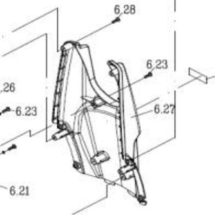 Voorkap cover, achterzijde (Nr.6.27) Galaxy Plus  - Tweedehands