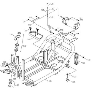 Voorframe (Nr.1.01) Galaxy plus - Tweedehands