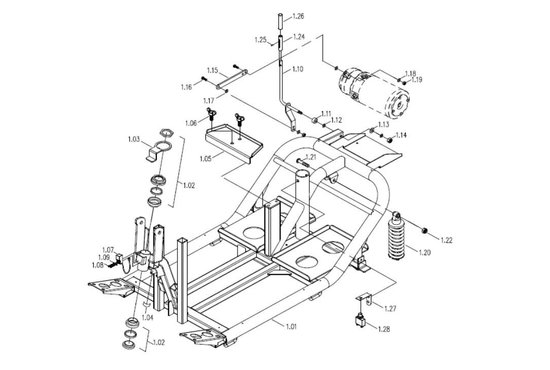 Excel Voorframe (Nr.1.01) Galaxy plus - Tweedehands