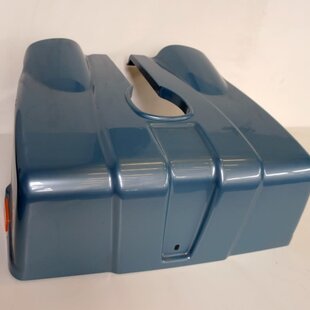 Mc Accubakdeksel E-model blauw minicrosser - Tweedehands