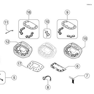 Dashboard Invacare Orion 3-wiel (nr.12) - Tweedehands