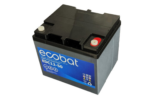 Ecobat 50AH AGM accu voor uw scootmobiel (Ecobat)