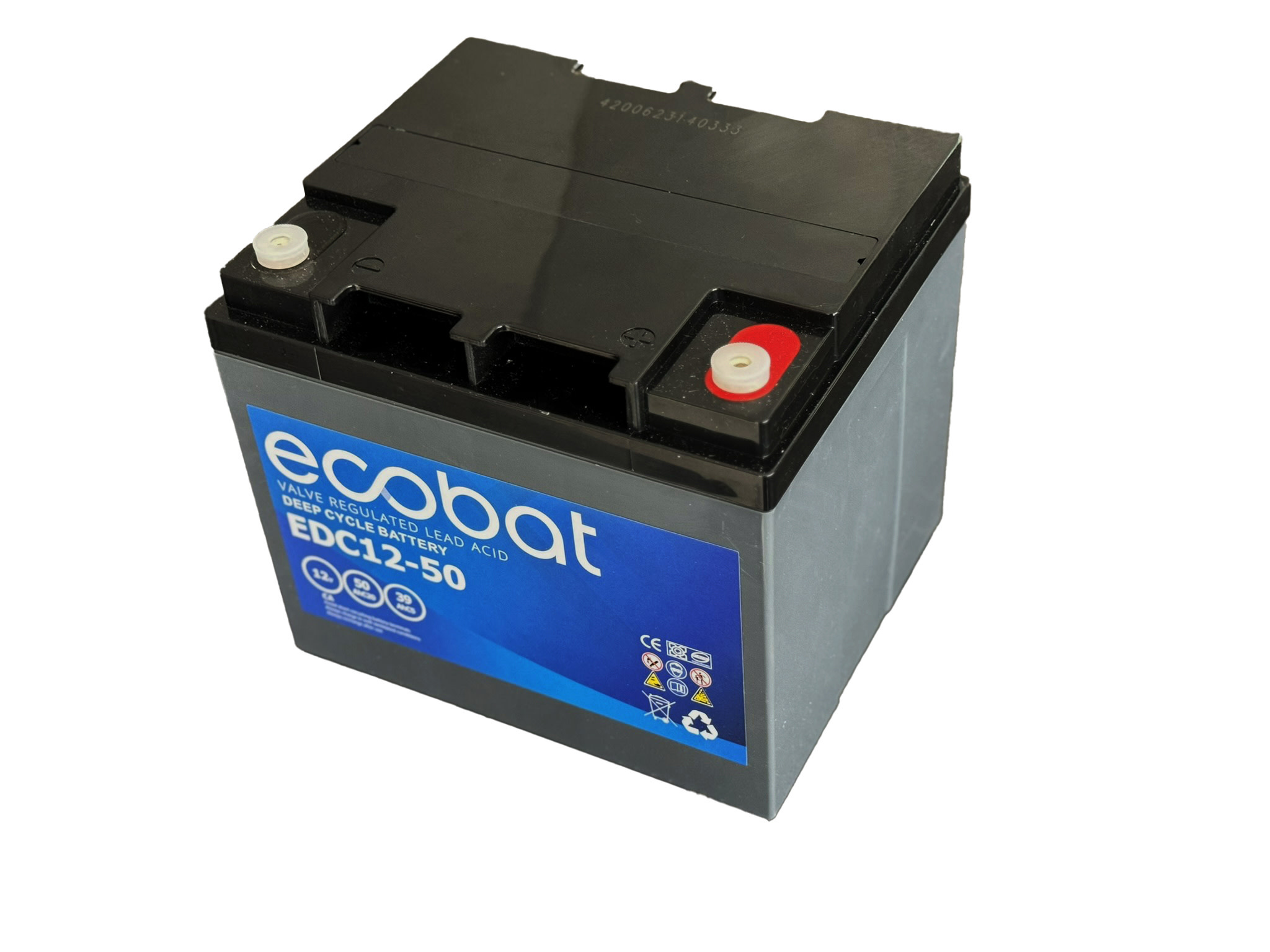 Ecobat 50AH AGM accu voor uw scootmobiel (Ecobat) afbeelding