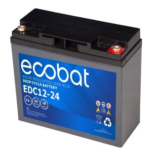 24AH AGM accu voor uw scootmobiel (Ecobat)