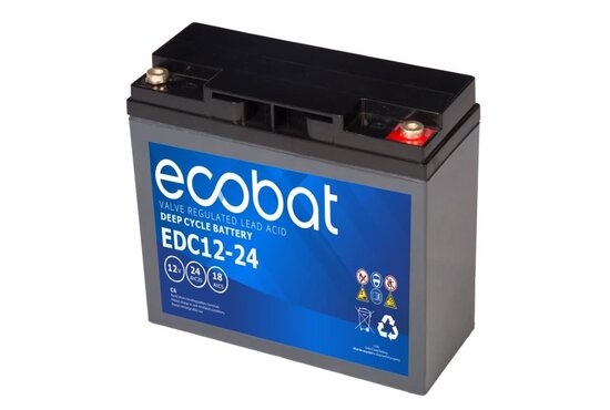 Ecobat 24AH AGM accu voor uw scootmobiel (Ecobat)