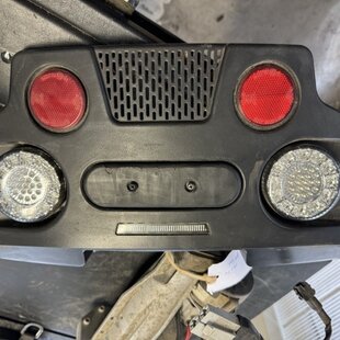 Achterbumper met verlichting pride victory xl130 - Tweedehands