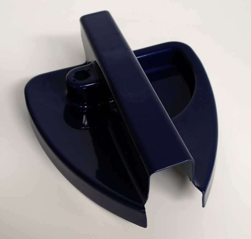 Winner Achterkap stuurdeel compleet donkerblauw Winner Solo - Tweedehands afbeelding