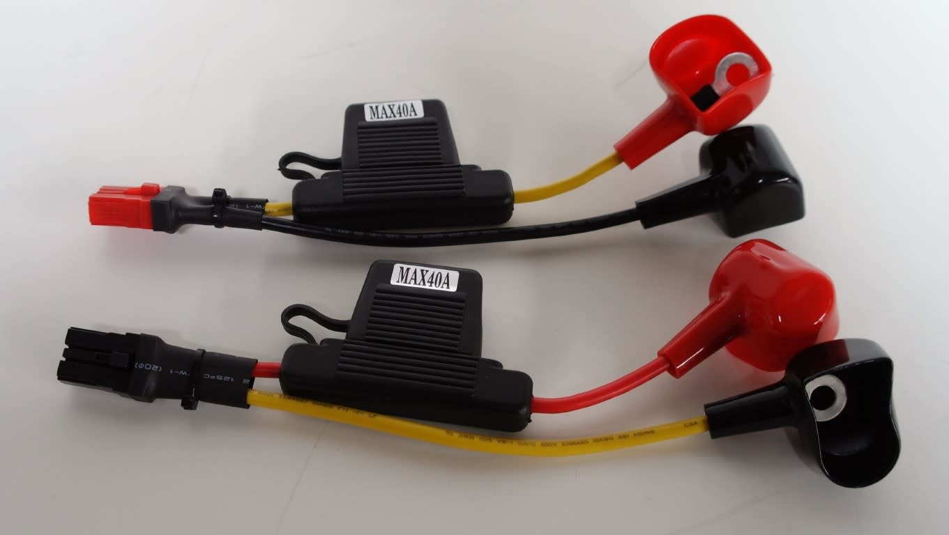 sterling Swift: kabel; kabel tbv accu’s S-Drive (Paar) - Tweedehands afbeelding
