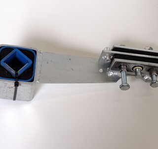 Veerarm inclusief veerblok links Solo TS - Tweedehands