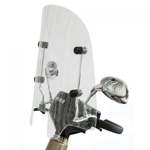 Scootmobielaanhuis Windscherm Universeel - Hoog afbeelding