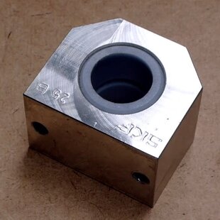 Aluminium blok met glijlager Solo 3 - Tweedehands