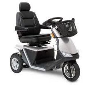 Pride Zolar;Wheel,Assy,Rear,Black Tire/Silver Rim,Pneumatic - Tweedehands