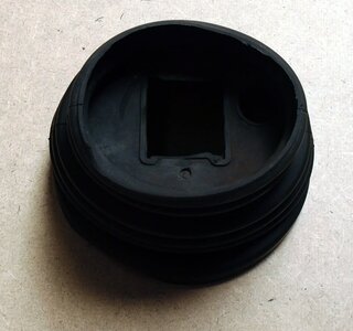 Rubber afdekring onder stuurkolom Galaxy II - Tweedehands