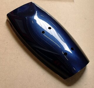 Stuurkolom cover voor, incl. contactslot Dark blue Entice / Galaxy 3 - Tweedehands