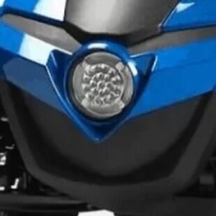 Sierkap bumper zwart (zonder koplamp / zonder gekleurde kap) Vermeiren Mercurius 4D