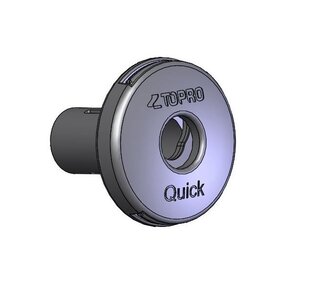 Quick Release met lager, (klik systeem voor wiel) Troja Classic