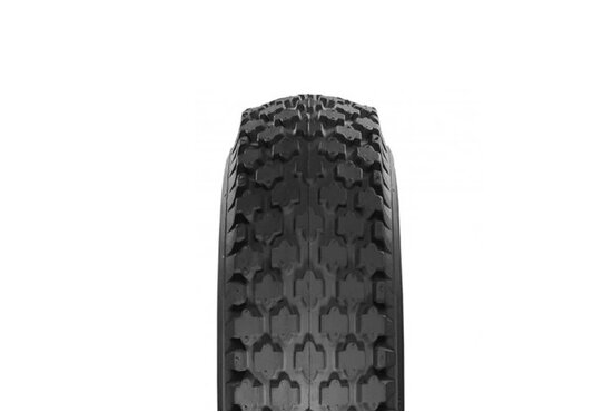 Silema Scootmobiel buitenband met blokprofiel (4.10 / 3.50 x 4 Zwart C-156)