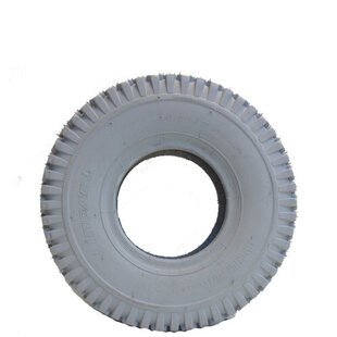 Scootmobiel buitenband met blokprofiel (4.10/3.50 x 6 Grijs blokprofiel C-68)