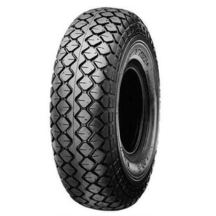 Scootmobiel buitenband met blokprofiel (4.10 / 3.50 x 5 zwart C-156)