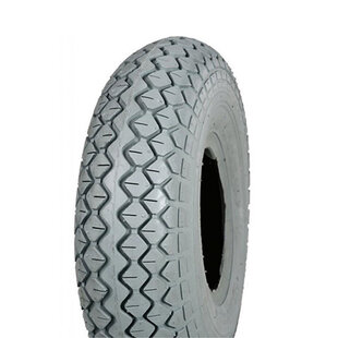 Scootmobiel buitenband met blokprofiel (4.10 / 3.50 x 5 Grijs C-156)