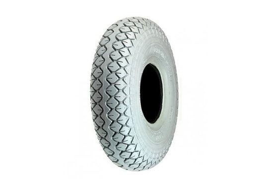 Silema Scootmobiel buitenband met blokprofiel (4.10 / 3.50 x 4 Grijs C-189)