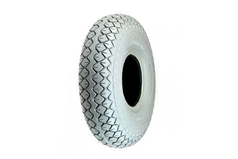 Silema Scootmobiel buitenband met blokprofiel (4.10 / 3.50 x 4 Grijs C-189) afbeelding