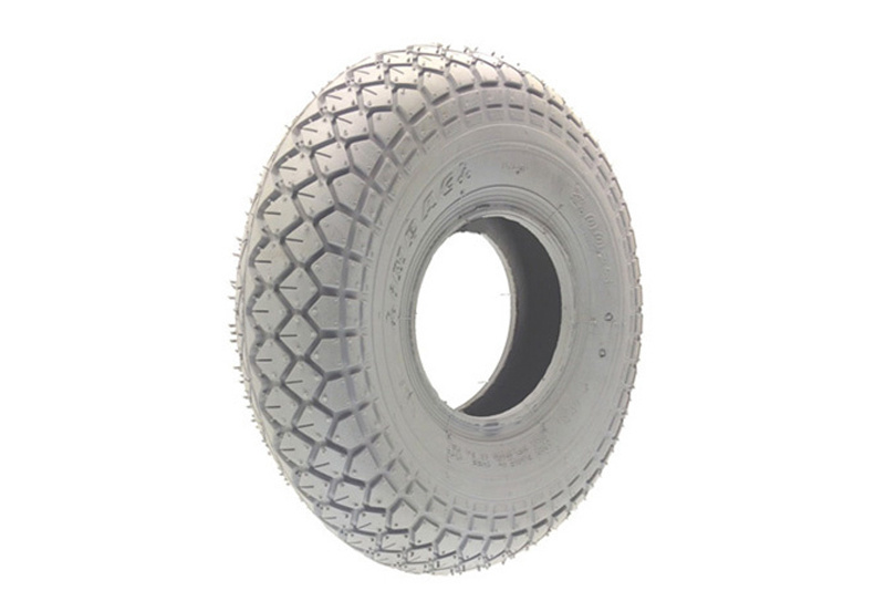 Silema Scootmobiel buitenband met blokprofiel (4.00 x 5 (330 x 100) Grijs blokprofiel C-154) afbeelding