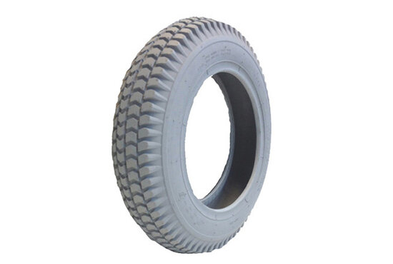 Silema Scootmobiel buitenband met blokprofiel (3.00 x 10 Grijs blokprofiel)